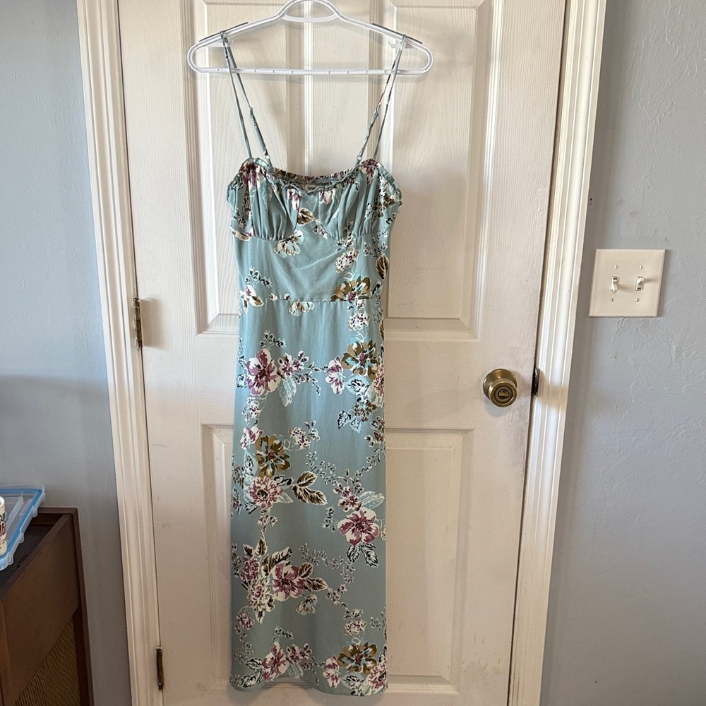 Speechless Floral Spaghetti Strap Dress